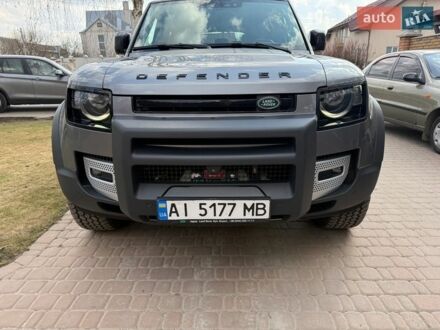 Серый Ленд Ровер Дефендер, объемом двигателя 3 л и пробегом 127 тыс. км за 60000 $, фото 1 на Automoto.ua