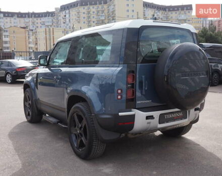 Синий Ленд Ровер Дефендер, объемом двигателя 3 л и пробегом 27 тыс. км за 74900 $, фото 7 на Automoto.ua