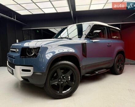 Синий Ленд Ровер Дефендер, объемом двигателя 3 л и пробегом 28 тыс. км за 68500 $, фото 4 на Automoto.ua