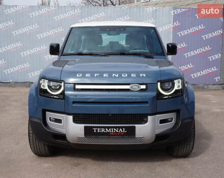 Синий Ленд Ровер Дефендер, объемом двигателя 3 л и пробегом 27 тыс. км за 74900 $, фото 2 на Automoto.ua