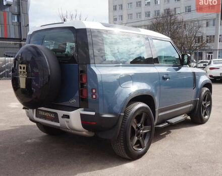 Синий Ленд Ровер Дефендер, объемом двигателя 3 л и пробегом 27 тыс. км за 74900 $, фото 5 на Automoto.ua