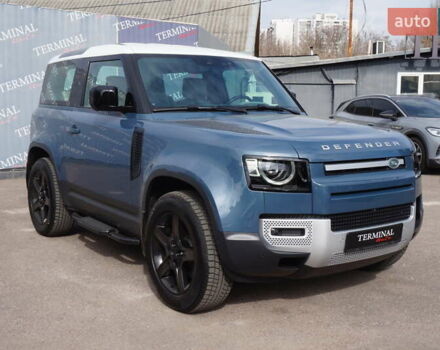 Синий Ленд Ровер Дефендер, объемом двигателя 3 л и пробегом 27 тыс. км за 74900 $, фото 3 на Automoto.ua