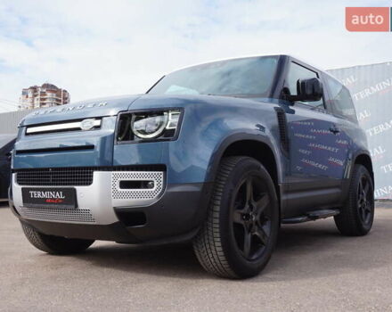 Синий Ленд Ровер Дефендер, объемом двигателя 3 л и пробегом 27 тыс. км за 74900 $, фото 9 на Automoto.ua