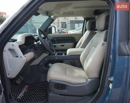 Синий Ленд Ровер Дефендер, объемом двигателя 3 л и пробегом 27 тыс. км за 74900 $, фото 19 на Automoto.ua