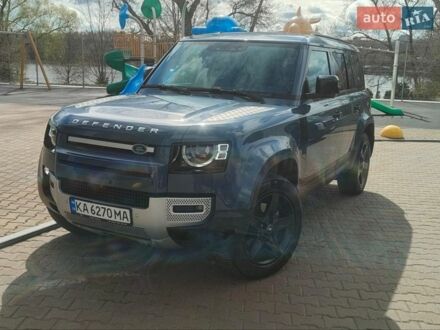 Синий Ленд Ровер Дефендер, объемом двигателя 3 л и пробегом 32 тыс. км за 79000 $, фото 1 на Automoto.ua