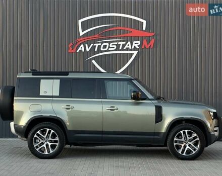 Зеленый Ленд Ровер Дефендер, объемом двигателя 3 л и пробегом 156 тыс. км за 62900 $, фото 7 на Automoto.ua