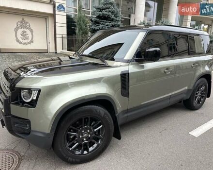 Зеленый Ленд Ровер Дефендер, объемом двигателя 2 л и пробегом 77 тыс. км за 52000 $, фото 1 на Automoto.ua