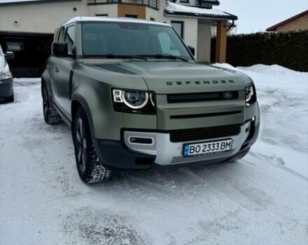 Зеленый Ленд Ровер Дефендер, объемом двигателя 2 л и пробегом 164 тыс. км за 49900 $, фото 10 на Automoto.ua