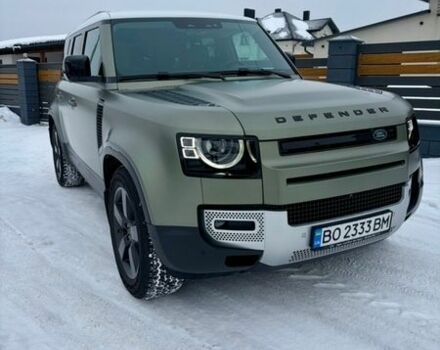Зеленый Ленд Ровер Дефендер, объемом двигателя 2 л и пробегом 164 тыс. км за 49900 $, фото 1 на Automoto.ua