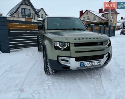 Зеленый Ленд Ровер Дефендер, объемом двигателя 2 л и пробегом 164 тыс. км за 49900 $, фото 8 на Automoto.ua