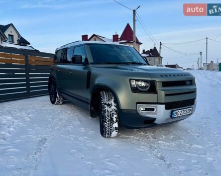 Зеленый Ленд Ровер Дефендер, объемом двигателя 2 л и пробегом 164 тыс. км за 49900 $, фото 6 на Automoto.ua
