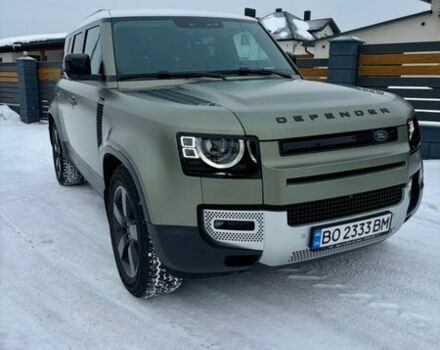 Зеленый Ленд Ровер Дефендер, объемом двигателя 2 л и пробегом 164 тыс. км за 49900 $, фото 12 на Automoto.ua