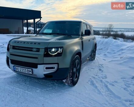 Зеленый Ленд Ровер Дефендер, объемом двигателя 2 л и пробегом 164 тыс. км за 49900 $, фото 4 на Automoto.ua