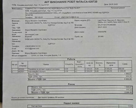 Белый Ленд Ровер Дискавери, объемом двигателя 3 л и пробегом 32 тыс. км за 63500 $, фото 52 на Automoto.ua