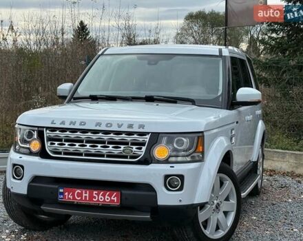 Белый Ленд Ровер Дискавери, объемом двигателя 3 л и пробегом 180 тыс. км за 19850 $, фото 1 на Automoto.ua