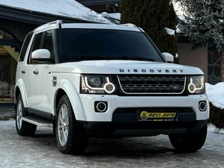 Белый Ленд Ровер Дискавери, объемом двигателя 3 л и пробегом 170 тыс. км за 21900 $, фото 1 на Automoto.ua