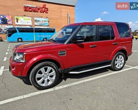 Красный Ленд Ровер Дискавери, объемом двигателя 3 л и пробегом 200 тыс. км за 16700 $, фото 1 на Automoto.ua