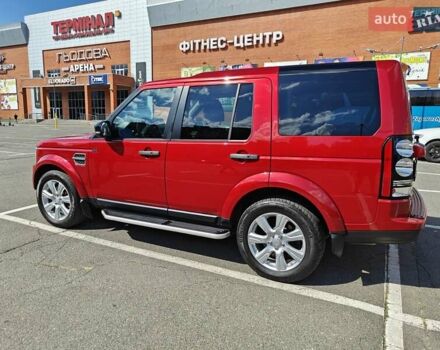 Красный Ленд Ровер Дискавери, объемом двигателя 3 л и пробегом 200 тыс. км за 16700 $, фото 3 на Automoto.ua