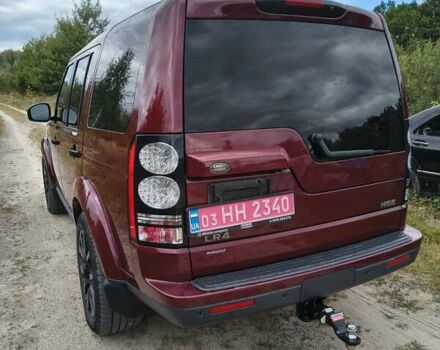 Червоний Ленд Ровер Діскавері, об'ємом двигуна 3 л та пробігом 230 тис. км за 18500 $, фото 1 на Automoto.ua