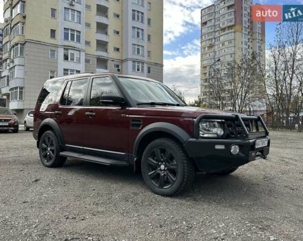 Красный Ленд Ровер Дискавери, объемом двигателя 3 л и пробегом 122 тыс. км за 24500 $, фото 1 на Automoto.ua