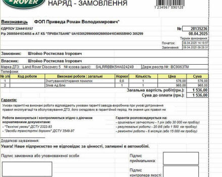 Синий Ленд Ровер Дискавери, объемом двигателя 2.99 л и пробегом 201 тыс. км за 16900 $, фото 34 на Automoto.ua