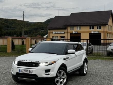 Ленд Ровер Эвок 2013 в Хусте на Automoto.ua Белый Ленд Ровер Эвок, объемом двигателя 2 л и пробегом 250 тыс. км за 16500 $, фото 1 на Automoto.ua