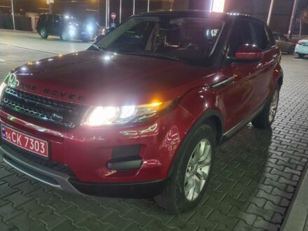 Красный Ленд Ровер Эвок, объемом двигателя 2 л и пробегом 84 тыс. км за 15600 $, фото 1 на Automoto.ua