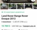 Сірий Ленд Ровер Евок, об'ємом двигуна 2.2 л та пробігом 243 тис. км за 13500 $, фото 1 на Automoto.ua