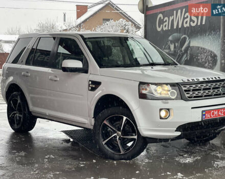 Белый Ленд Ровер Фрилендер, объемом двигателя 2.2 л и пробегом 207 тыс. км за 13950 $, фото 2 на Automoto.ua
