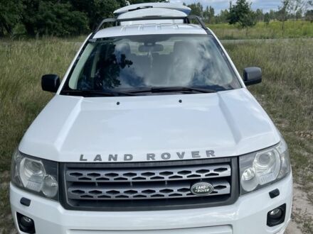Белый Ленд Ровер Фрилендер, объемом двигателя 2.2 л и пробегом 380 тыс. км за 12450 $, фото 1 на Automoto.ua