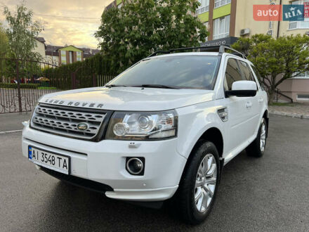 Ленд Ровер Freelander 2013 у Києві на Automoto.ua Білий Ленд Ровер Freelander, об'ємом двигуна 2.18 л та пробігом 158 тис. км за 16500 $, фото 1 на Automoto.ua