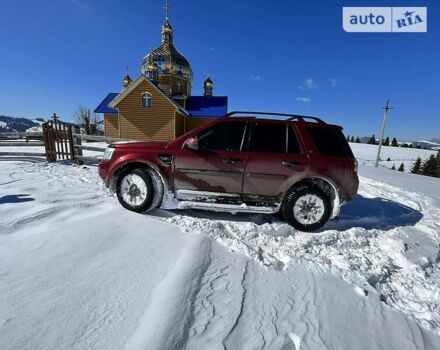 Червоний Ленд Ровер Freelander, об'ємом двигуна 2.2 л та пробігом 203 тис. км за 12450 $, фото 1 на Automoto.ua