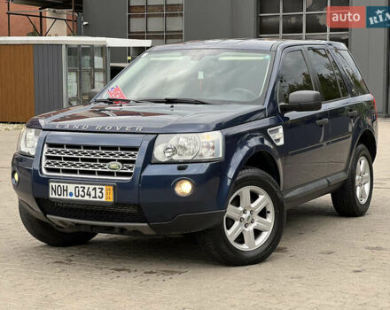 Синий Ленд Ровер Фрилендер, объемом двигателя 2.2 л и пробегом 249 тыс. км за 9100 $, фото 1 на Automoto.ua