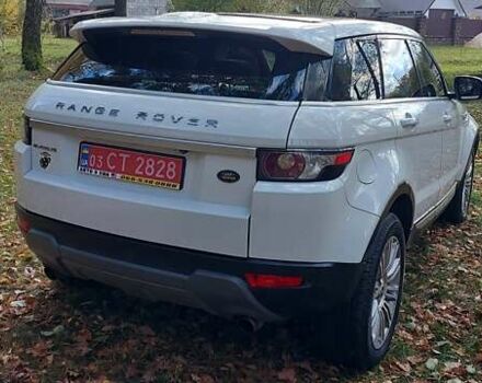 Білий Ленд Ровер Рендж Ровер Евок, об'ємом двигуна 2 л та пробігом 228 тис. км за 13300 $, фото 8 на Automoto.ua