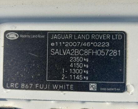 Белый Ленд Ровер Рендж Ровер Эвок, объемом двигателя 2.18 л и пробегом 197 тыс. км за 18300 $, фото 75 на Automoto.ua