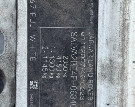 Білий Ленд Ровер Рендж Ровер Евок, об'ємом двигуна 2.18 л та пробігом 185 тис. км за 21000 $, фото 39 на Automoto.ua