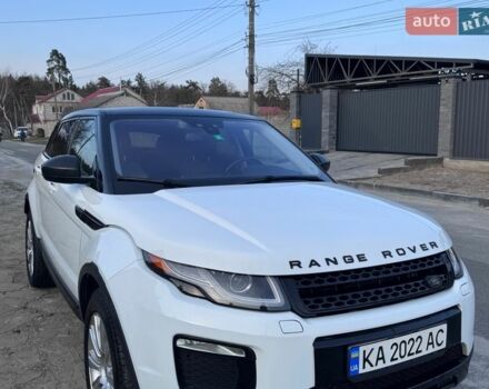 Білий Ленд Ровер Рендж Ровер Евок, об'ємом двигуна 2 л та пробігом 120 тис. км за 18500 $, фото 1 на Automoto.ua