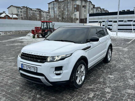 Белый Ленд Ровер Рендж Ровер Эвок, объемом двигателя 2.18 л и пробегом 130 тыс. км за 19999 $, фото 1 на Automoto.ua
