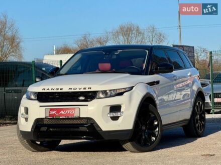 Белый Ленд Ровер Рендж Ровер Эвок, объемом двигателя 2 л и пробегом 135 тыс. км за 15500 $, фото 1 на Automoto.ua