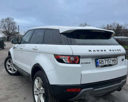 Білий Ленд Ровер Рендж Ровер Евок, об'ємом двигуна 2 л та пробігом 205 тис. км за 14300 $, фото 1 на Automoto.ua