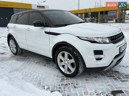 Білий Ленд Ровер Рендж Ровер Евок, об'ємом двигуна 2.18 л та пробігом 144 тис. км за 21499 $, фото 1 на Automoto.ua