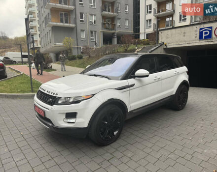 Белый Ленд Ровер Рендж Ровер Эвок, объемом двигателя 2 л и пробегом 149 тыс. км за 19500 $, фото 1 на Automoto.ua