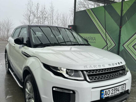 Білий Ленд Ровер Рендж Ровер Евок, об'ємом двигуна 2 л та пробігом 206 тис. км за 21900 $, фото 1 на Automoto.ua