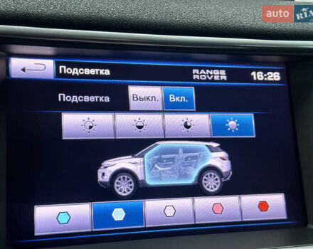 Чорний Ленд Ровер Рендж Ровер Евок, об'ємом двигуна 2 л та пробігом 160 тис. км за 13950 $, фото 50 на Automoto.ua