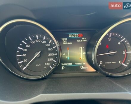 Чорний Ленд Ровер Рендж Ровер Евок, об'ємом двигуна 2.18 л та пробігом 200 тис. км за 18500 $, фото 9 на Automoto.ua
