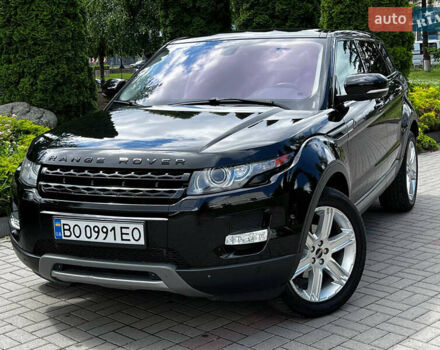 Черный Ленд Ровер Рендж Ровер Эвок, объемом двигателя 2 л и пробегом 172 тыс. км за 16900 $, фото 1 на Automoto.ua