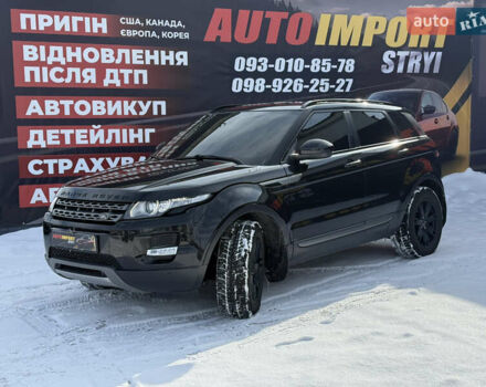 Чорний Ленд Ровер Рендж Ровер Евок, об'ємом двигуна 2.18 л та пробігом 182 тис. км за 18500 $, фото 2 на Automoto.ua