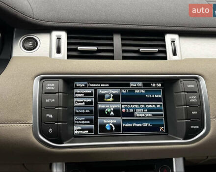 Чорний Ленд Ровер Рендж Ровер Евок, об'ємом двигуна 2 л та пробігом 144 тис. км за 12600 $, фото 15 на Automoto.ua