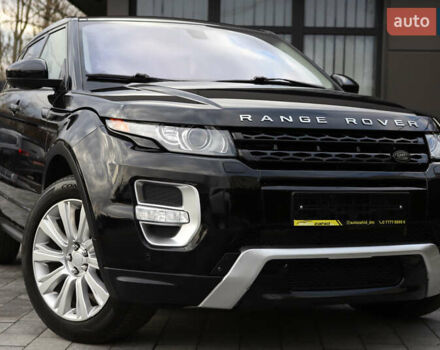 Черный Ленд Ровер Рендж Ровер Эвок, объемом двигателя 2 л и пробегом 66 тыс. км за 16899 $, фото 1 на Automoto.ua