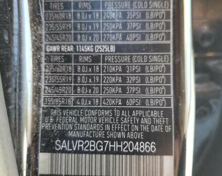 Чорний Ленд Ровер Рендж Ровер Евок, об'ємом двигуна 2 л та пробігом 102 тис. км за 7200 $, фото 11 на Automoto.ua